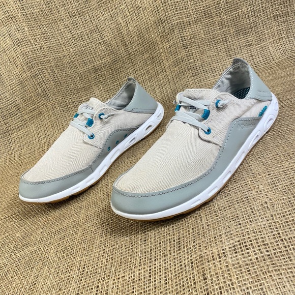 Columbia Shoes Columbia Boat Shoes Pfg Bahama Beige Grayvent Relax Mens Size 1 Poshmark